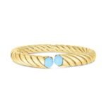 14K Gold Artisan Sculpted Bangles