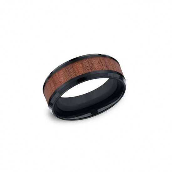 Jewelry in aruba: 8mm Comfort-fit Black Cobalt Benchmark Band