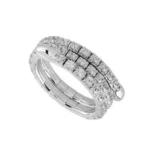 Flexie Diamond Band 1 ct tw 14k White Gold