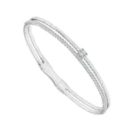 Flexie Diamond Bangle 0.50 ct tw 14k White Gold