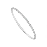 Flexie Diamond Bangle 1.4 ct tw 14k White Gold