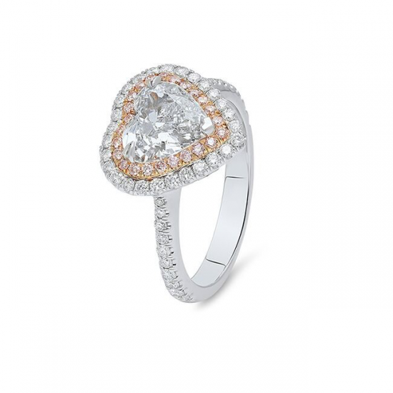 Jewelry in Aruba: Heart Shape Diamond Ring