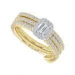 Ladies Flexible Engagement Style Ring 1.50 Carats