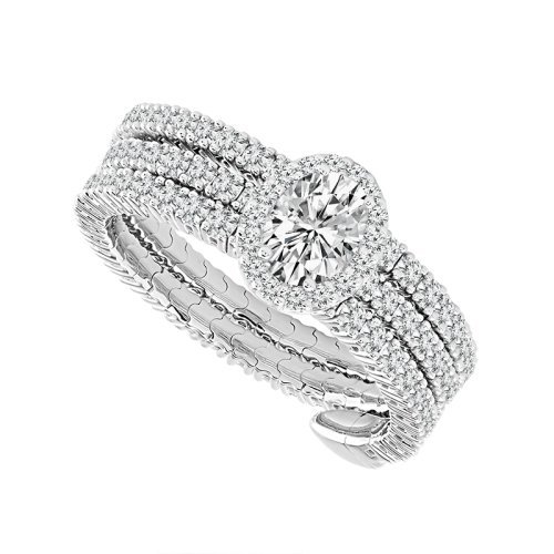 Diamonds in Aruba: Ladies Flexible Engagement Style Ring 1.50 Carats
