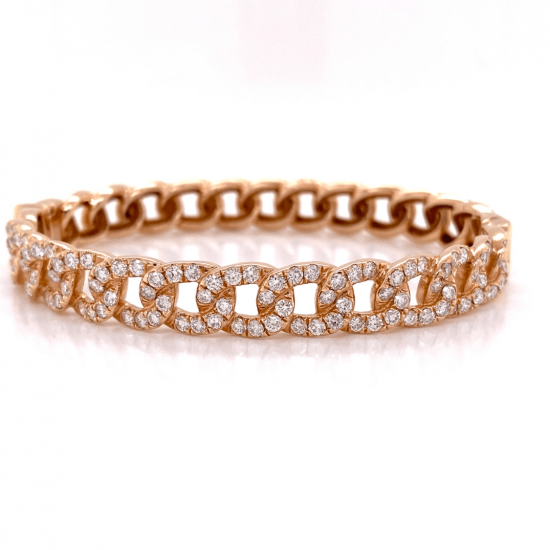 Jewelry in Aruba: Link Diamond Bangle
