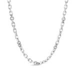 Sterling Silver Marco Cable Chain Necklace