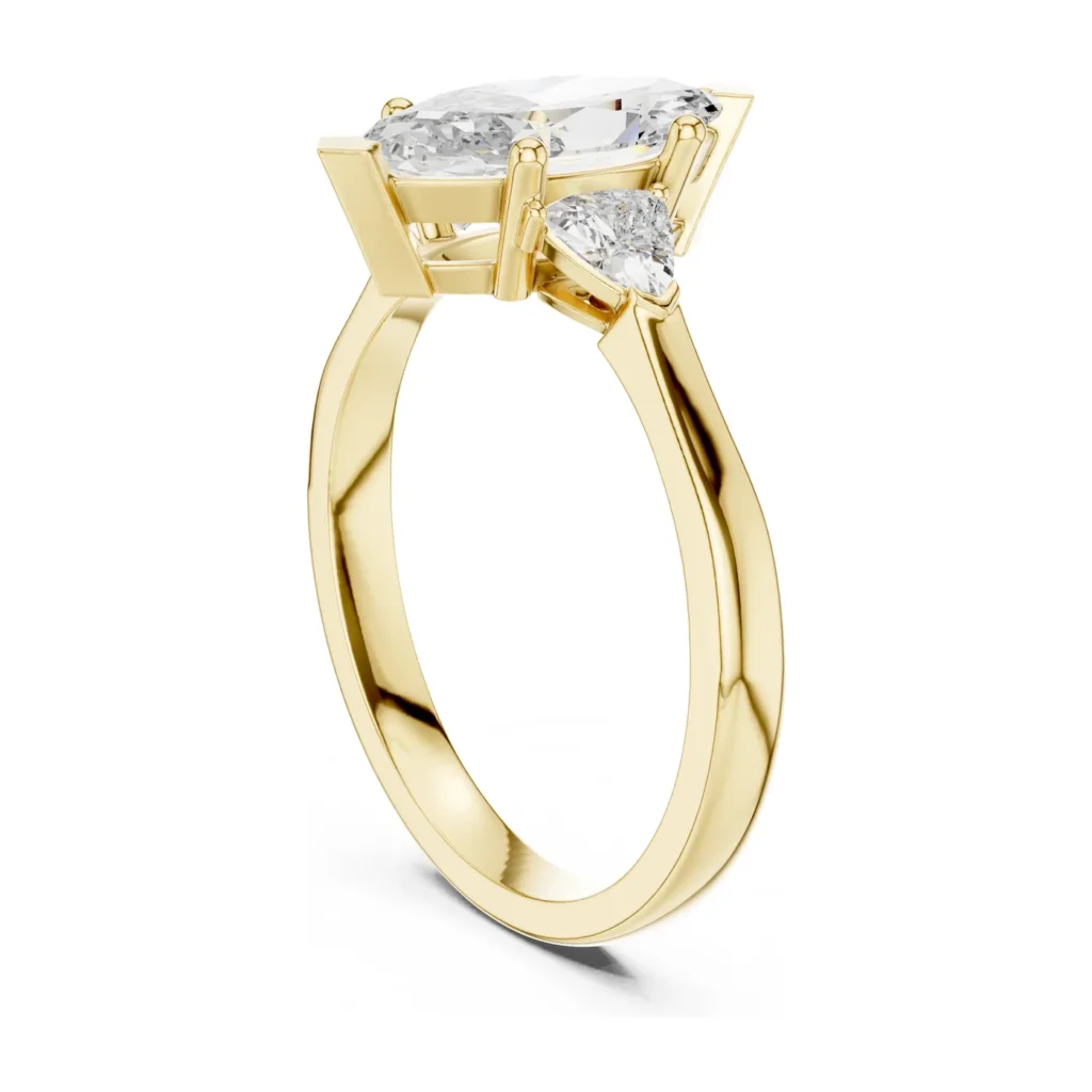 Marquise Three-Stone Ring
