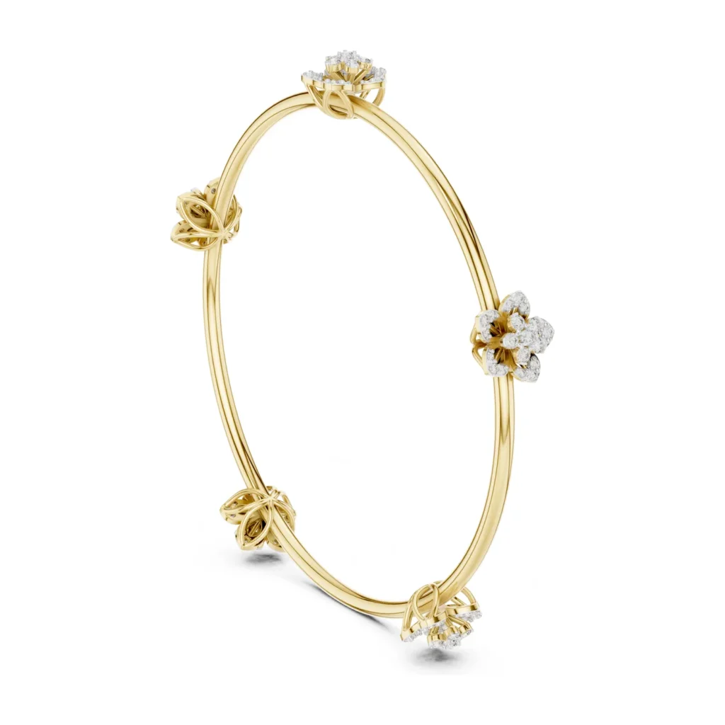 Flower Cluster Station Bangle