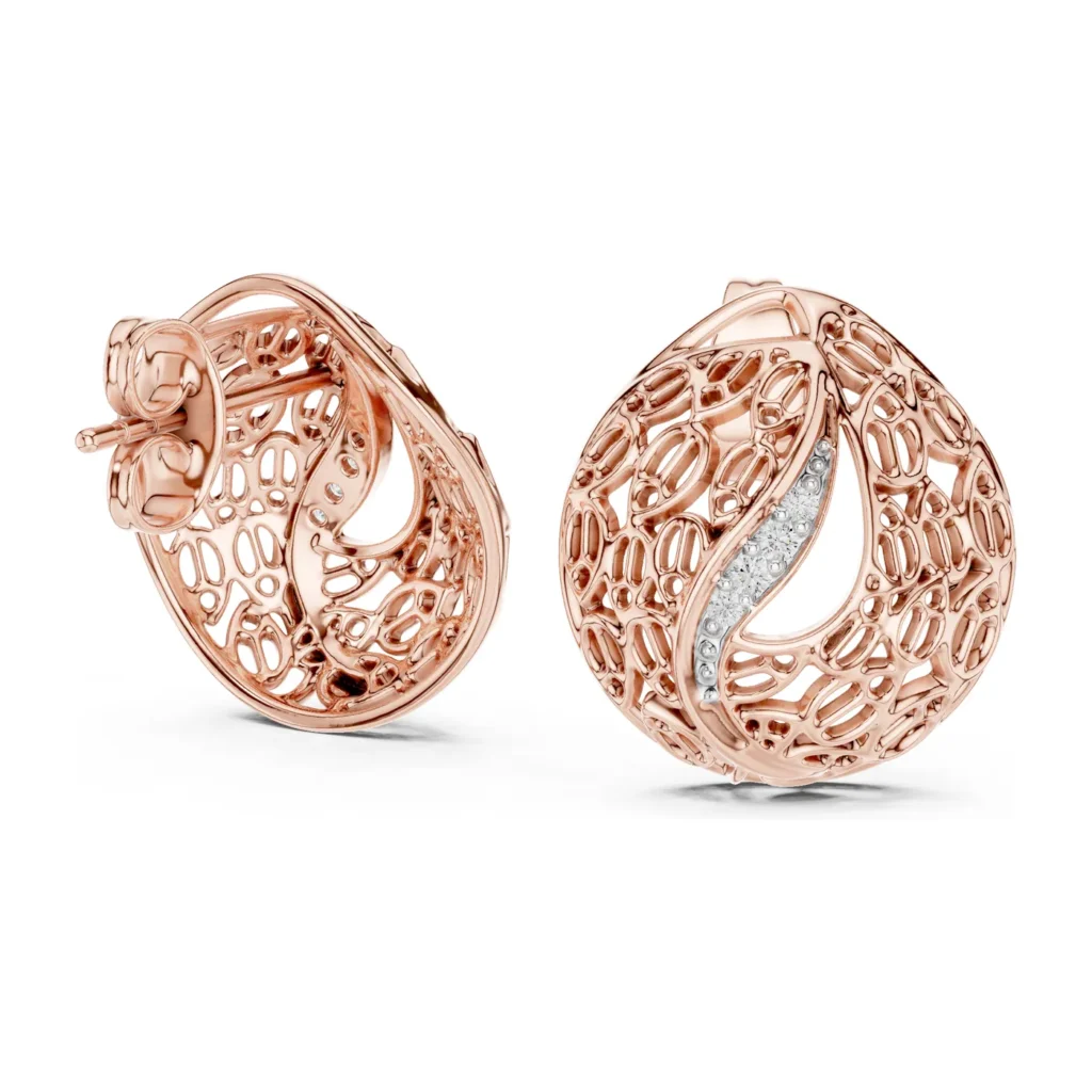 Filigree Teardrop Studs — photo 9