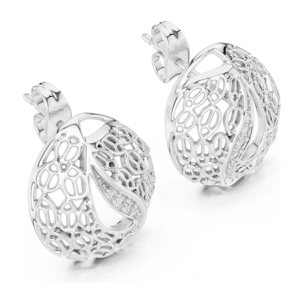 Filigree Teardrop Studs — photo 6