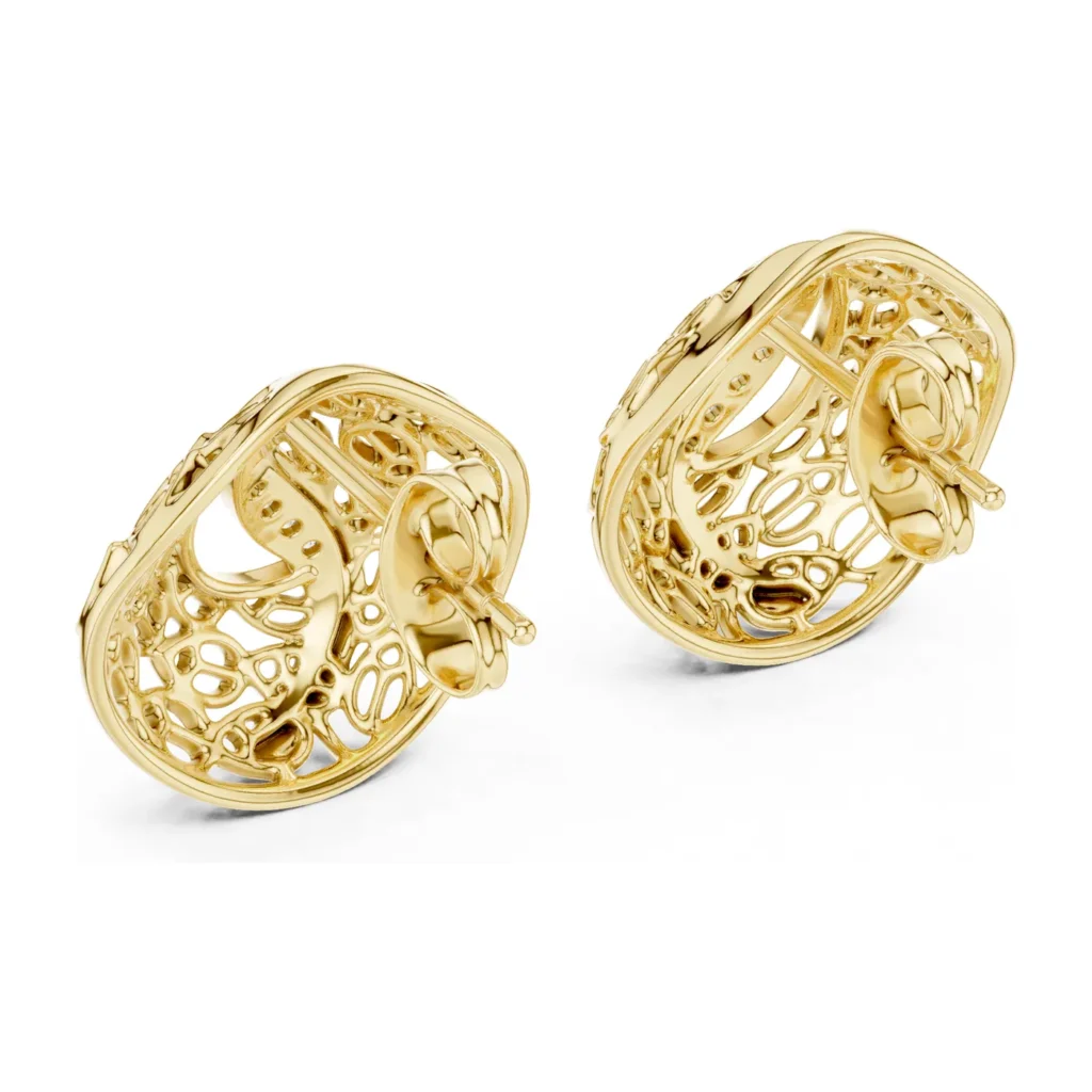 Filigree Teardrop Studs — photo 3