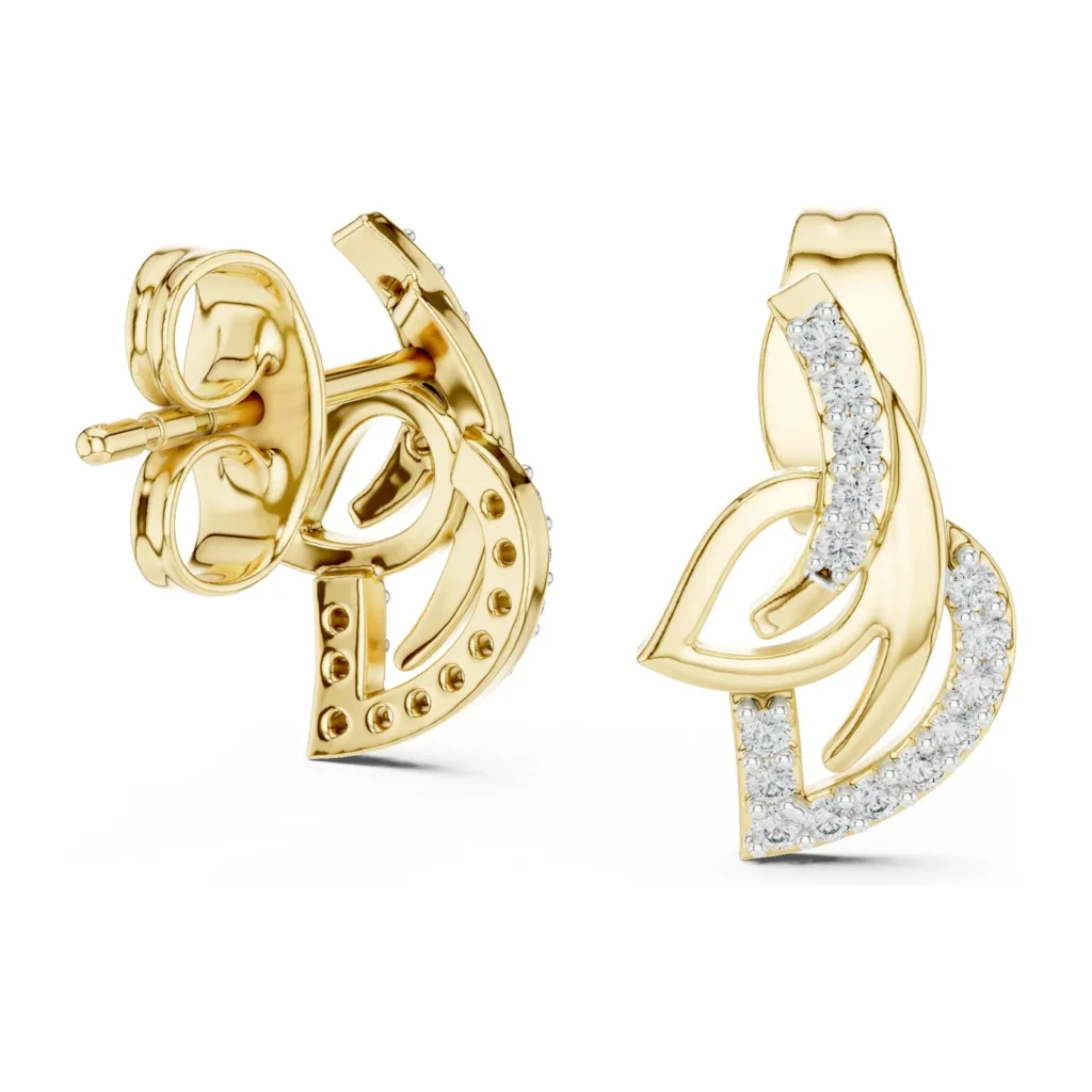 Pavé Ribbon Studs