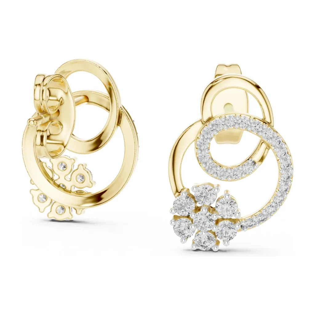 Interlocking Circle Studs