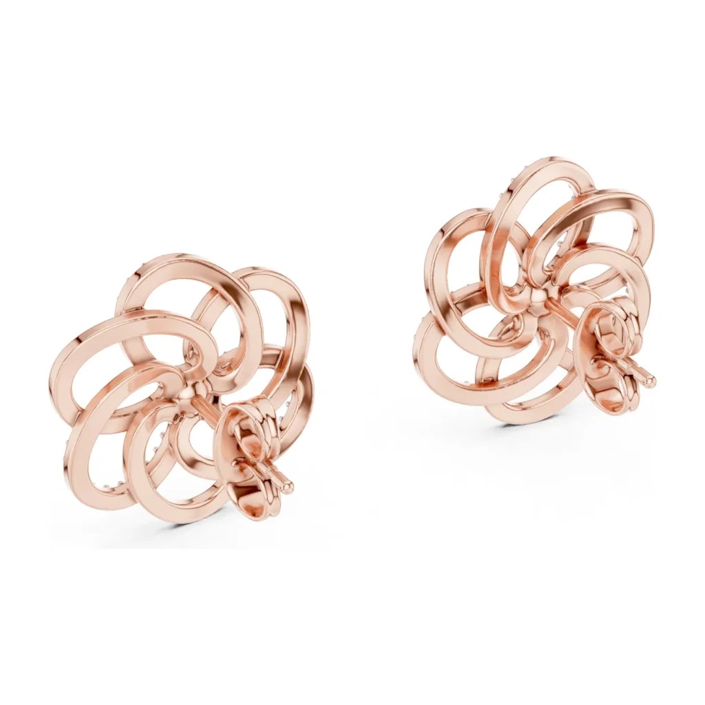 Rosette Swirl Studs — photo 11