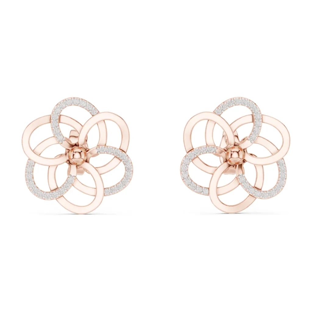 Rosette Swirl Studs — photo 12