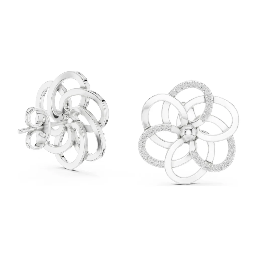 Rosette Swirl Studs — photo 5