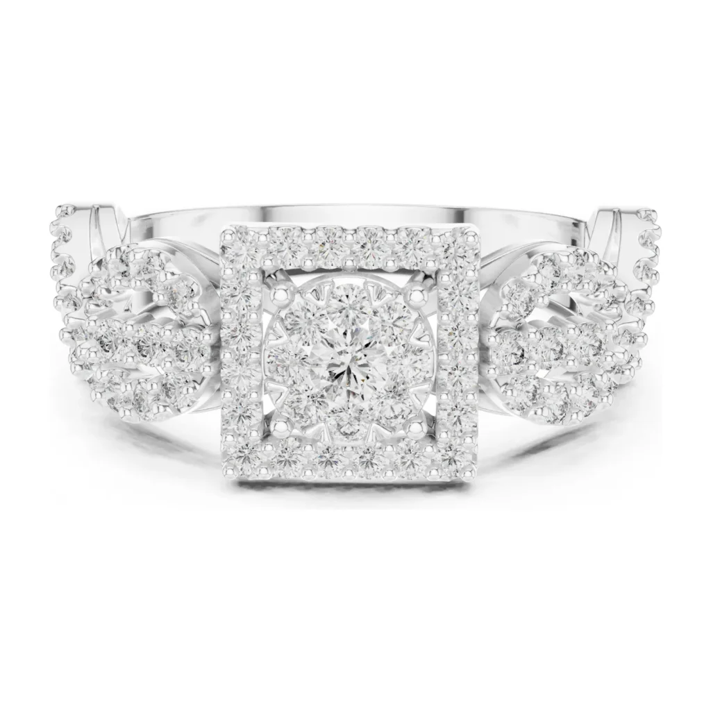 Infinity Cluster Pavé Ring — photo 8