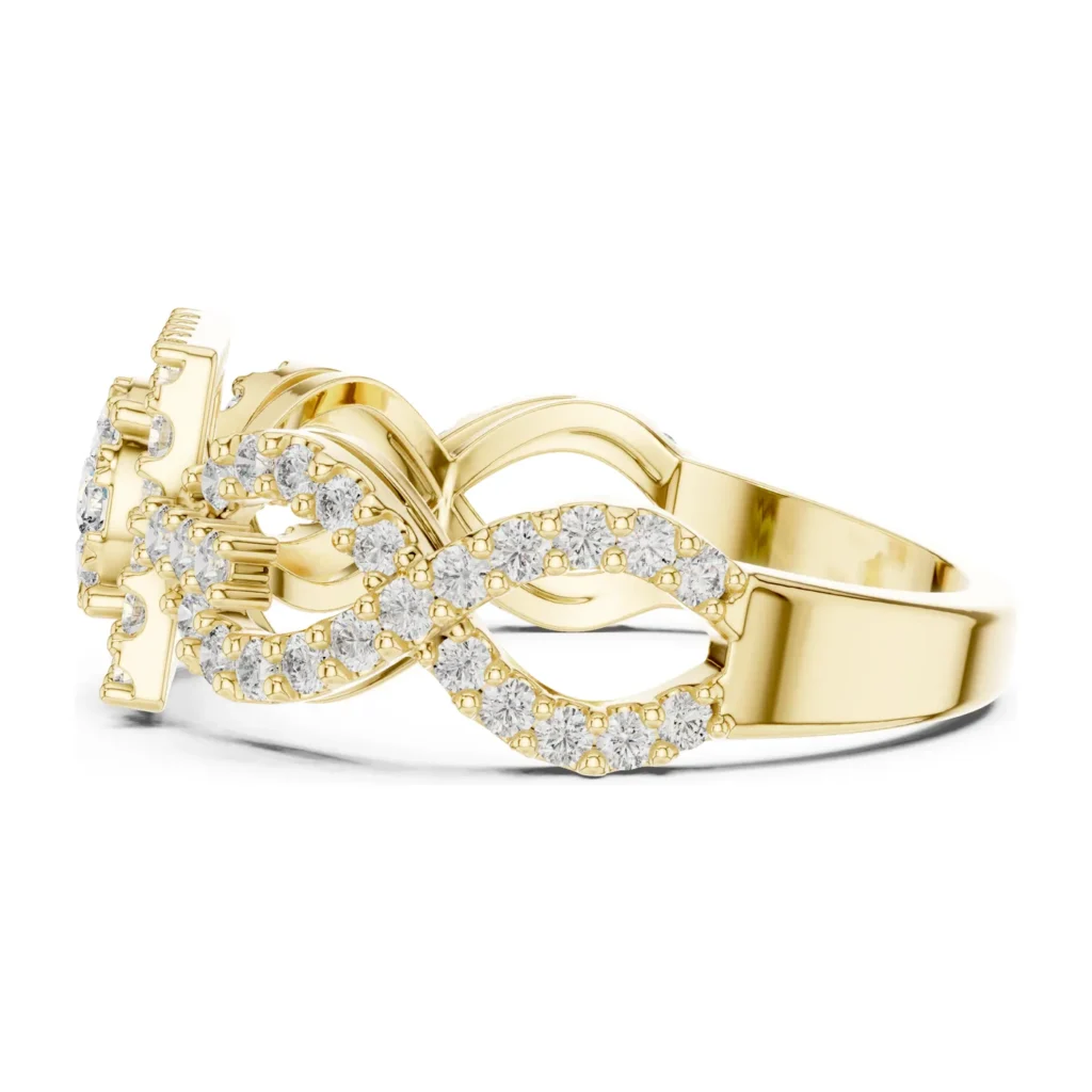 Infinity Cluster Pavé Ring — photo 3