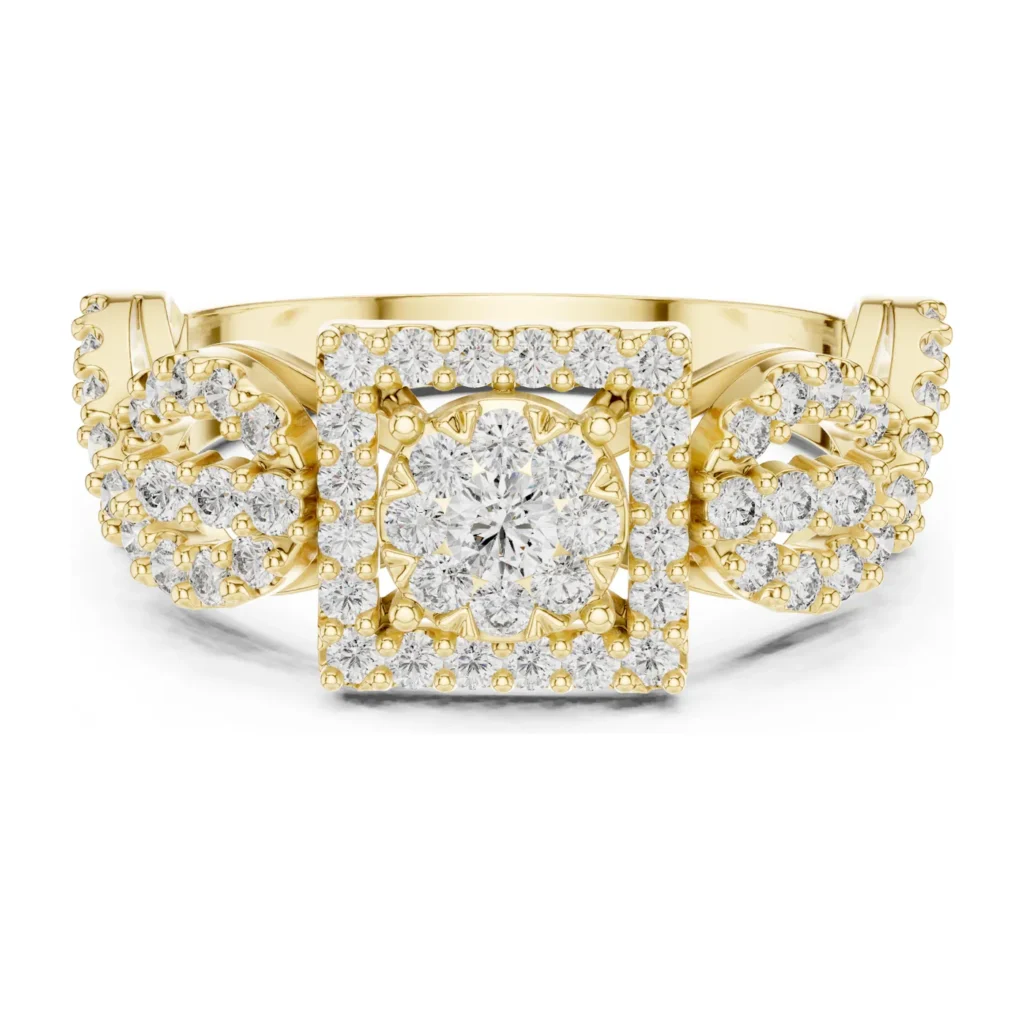 Infinity Cluster Pavé Ring — photo 4