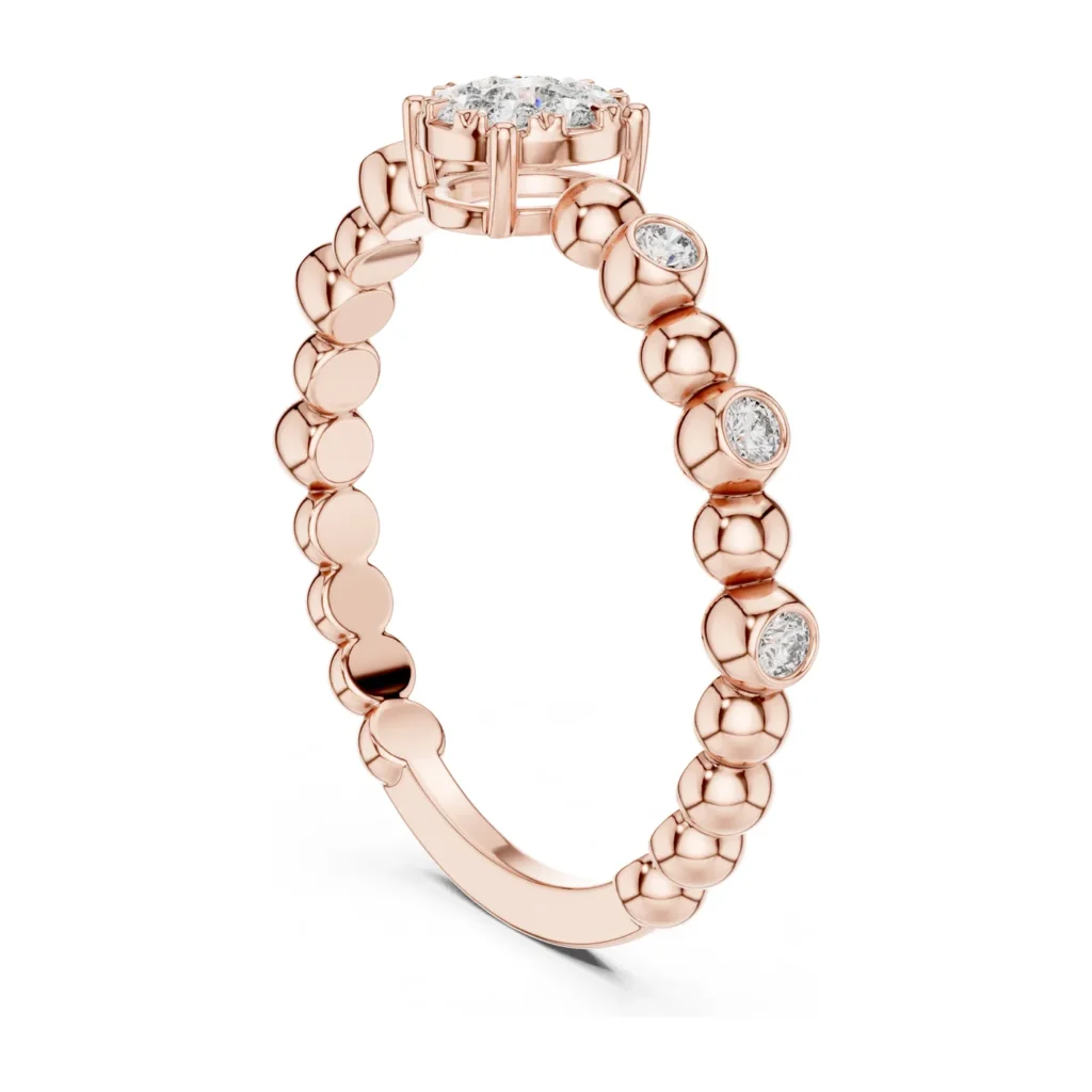 Bubble Bezel Cluster Ring — photo 9