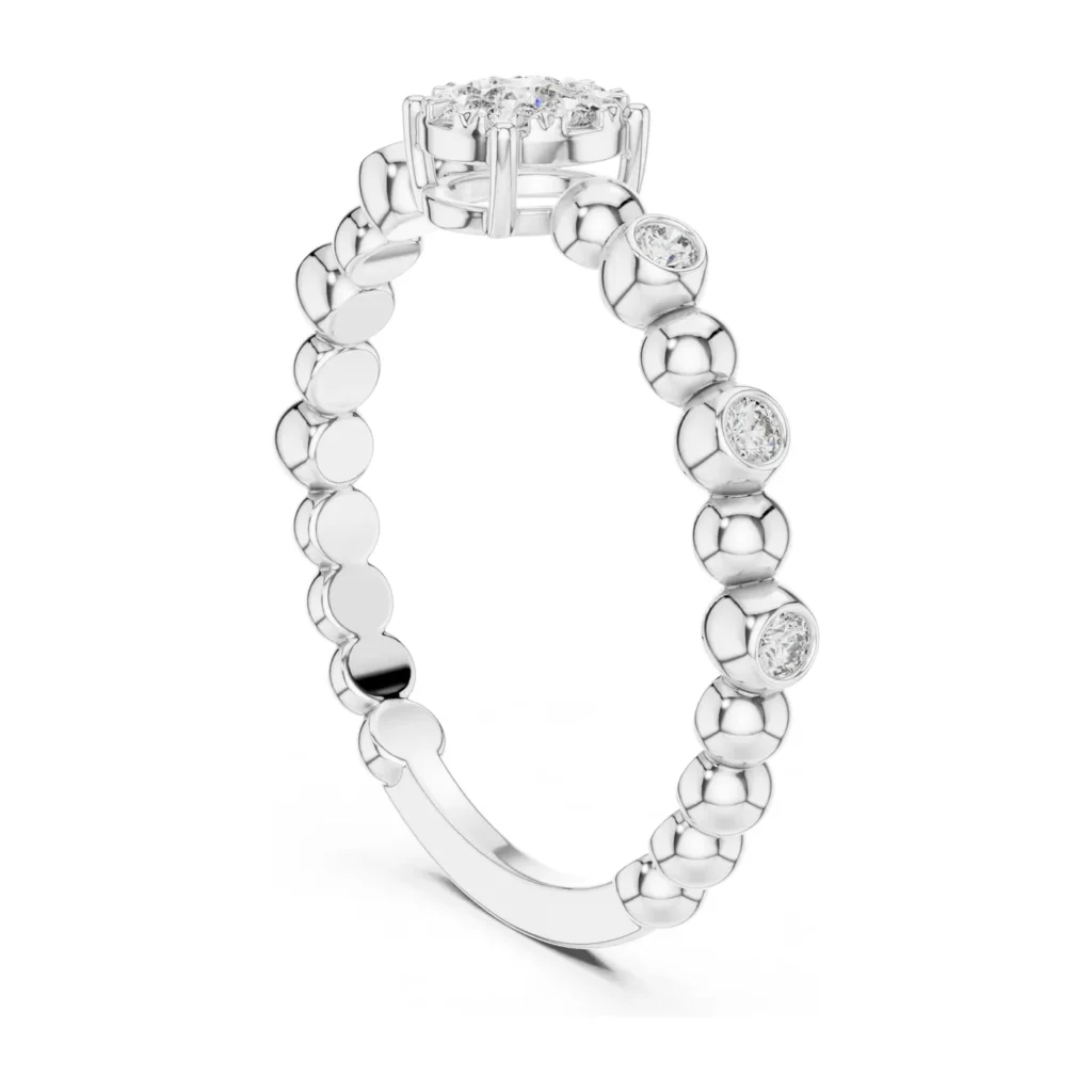 Bubble Bezel Cluster Ring — photo 5