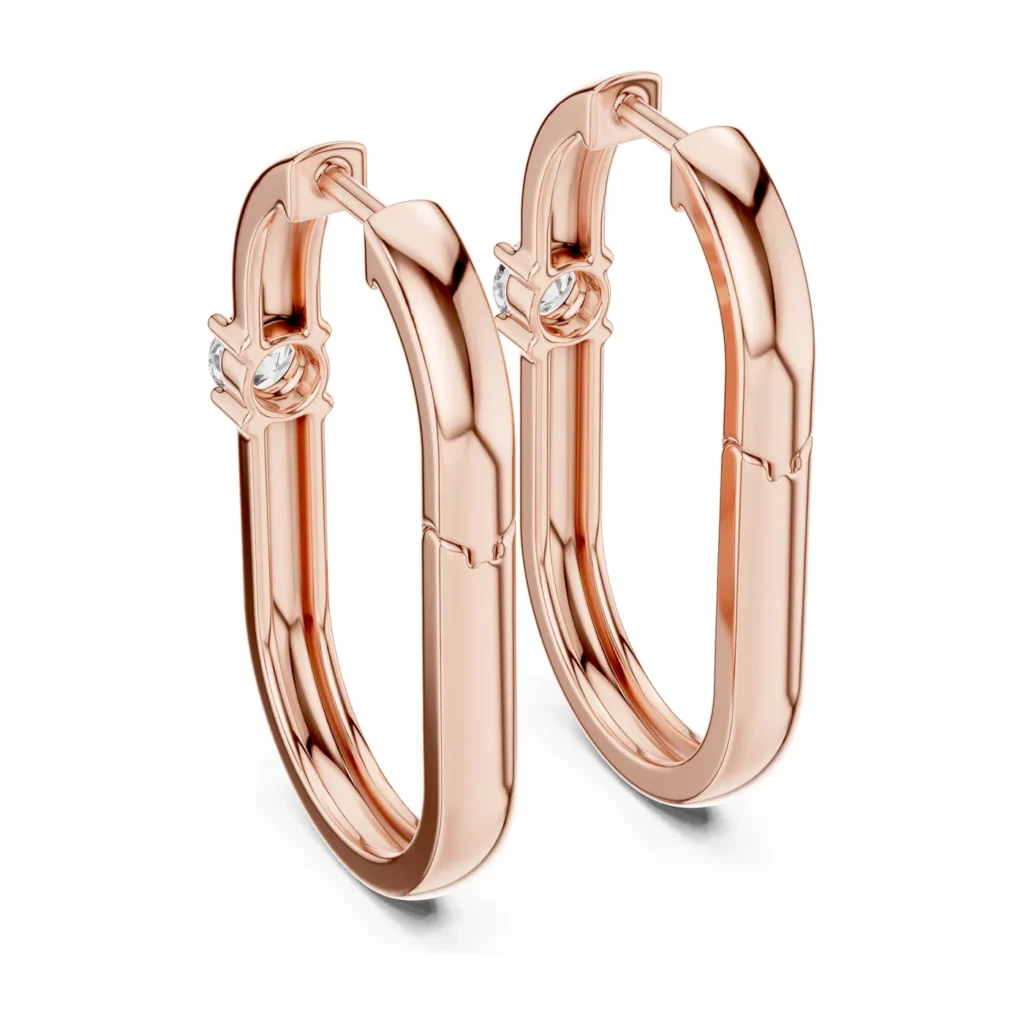 Petite Solitaire Huggie Earrings — photo 11