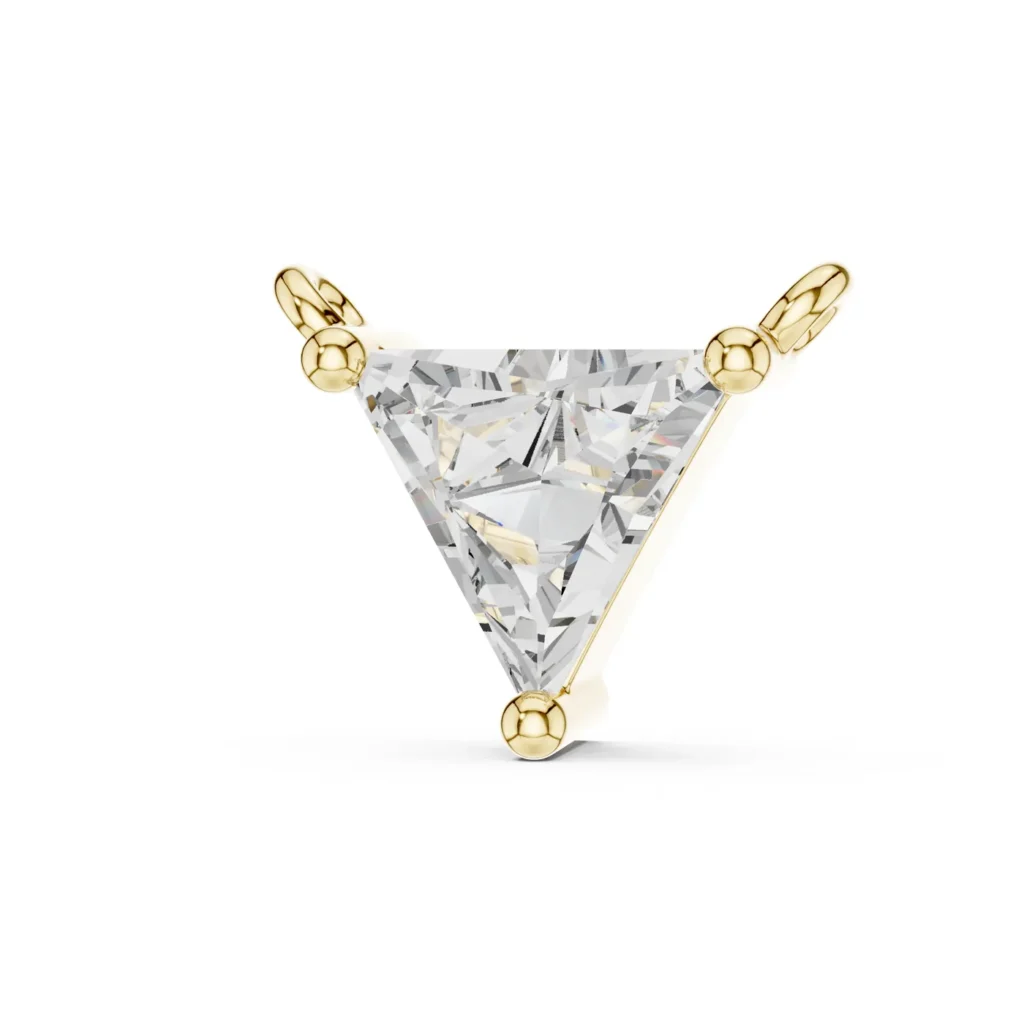 Trillion Solitaire Necklace