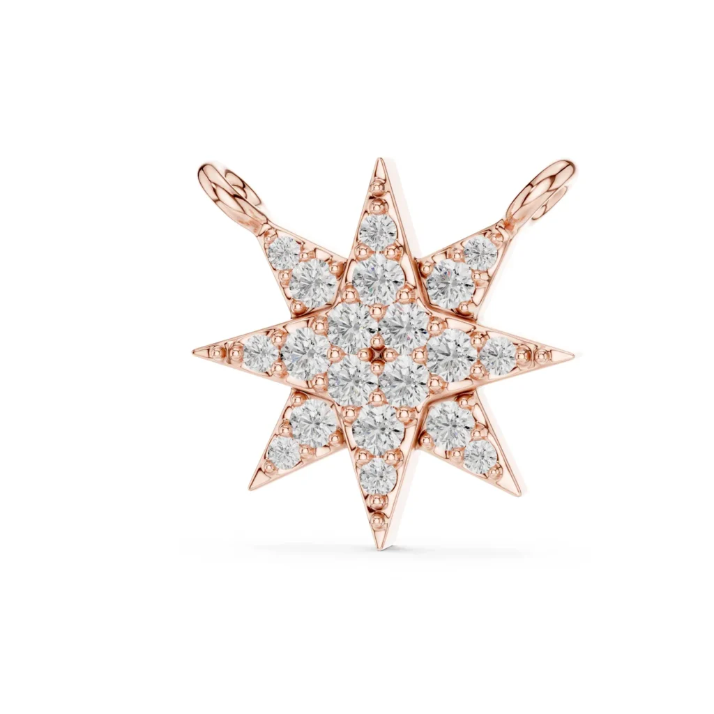 Pavé North Star Necklace — photo 9
