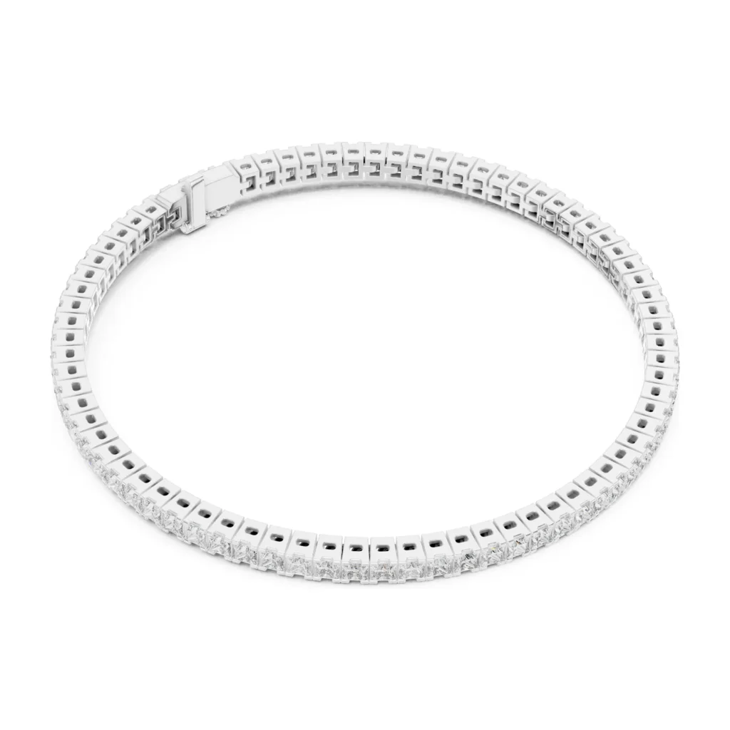 Petite Diamond Tennis Bracelet — photo 6
