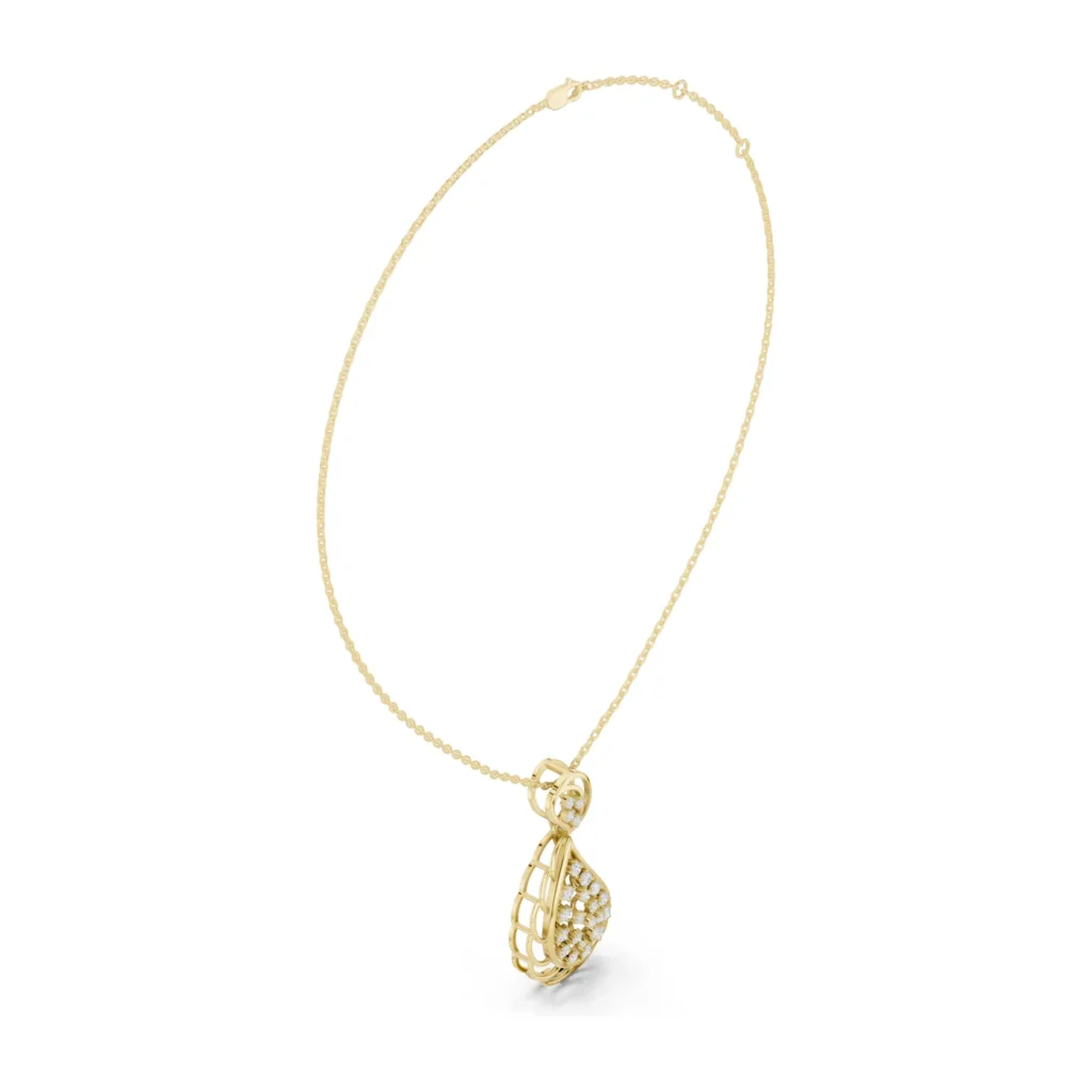 Teardrop Lattice Pendant