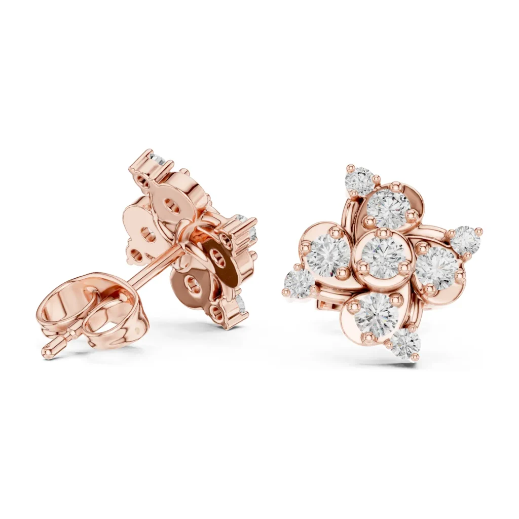 Pinwheel Cluster Studs — photo 9
