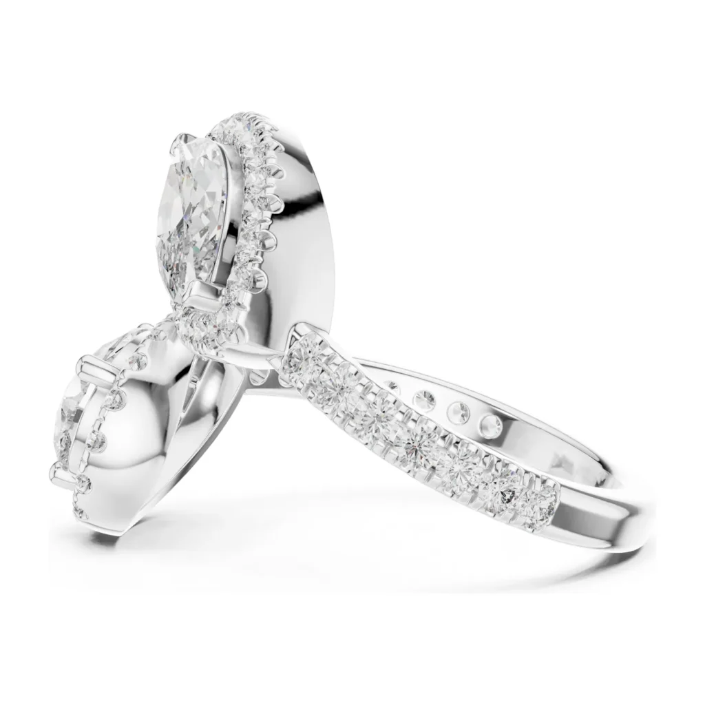 Toi et Moi Halo Open Ring — photo 7