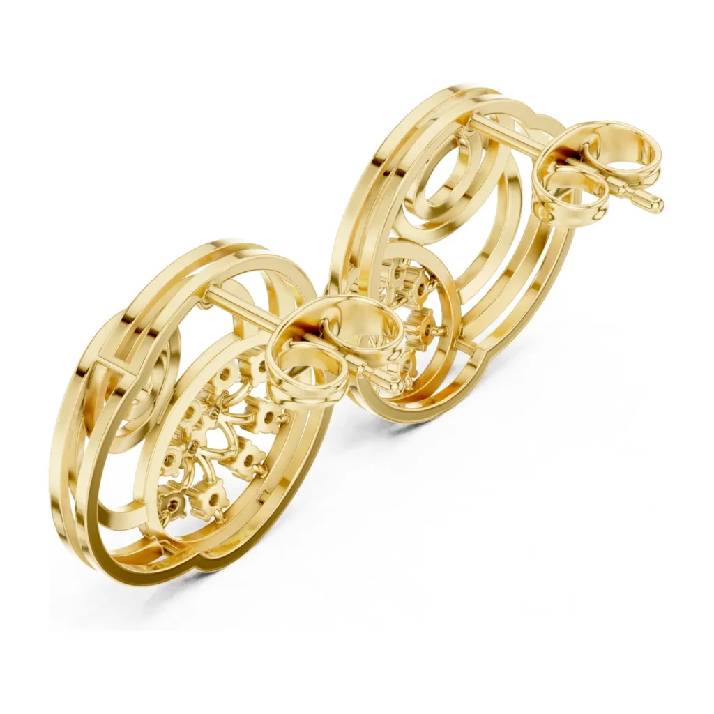 Concentric Circle Studs — photo 2