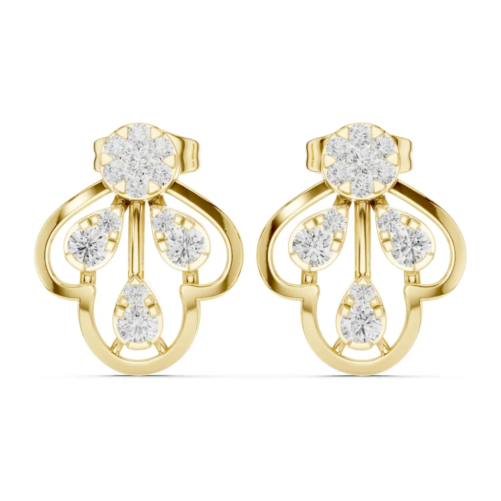 Floral Loop Studs — photo 4