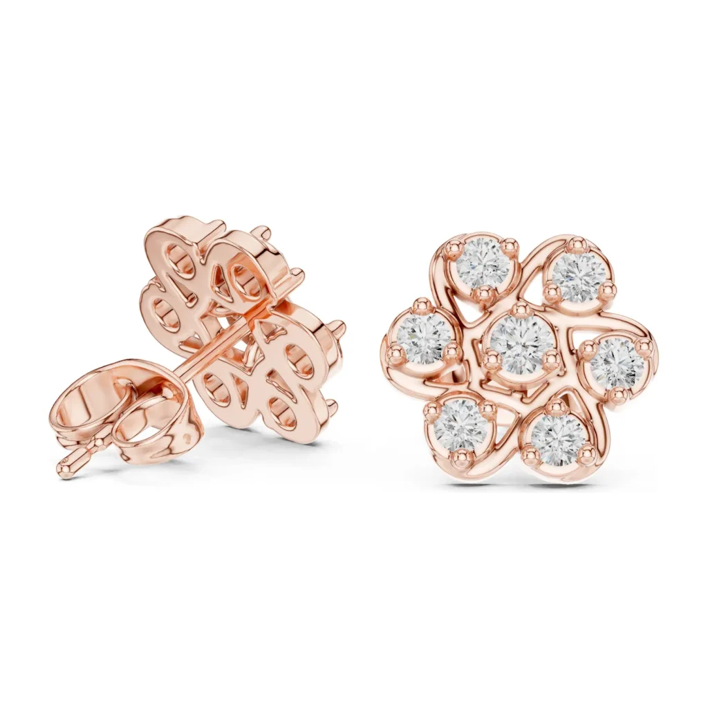 Five-Petal Cluster Studs — photo 9