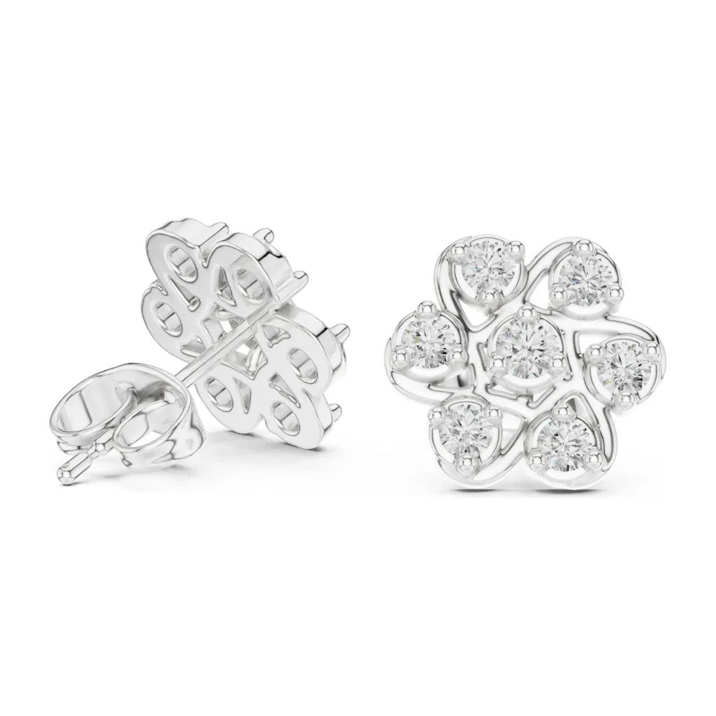 Five-Petal Cluster Studs — photo 5
