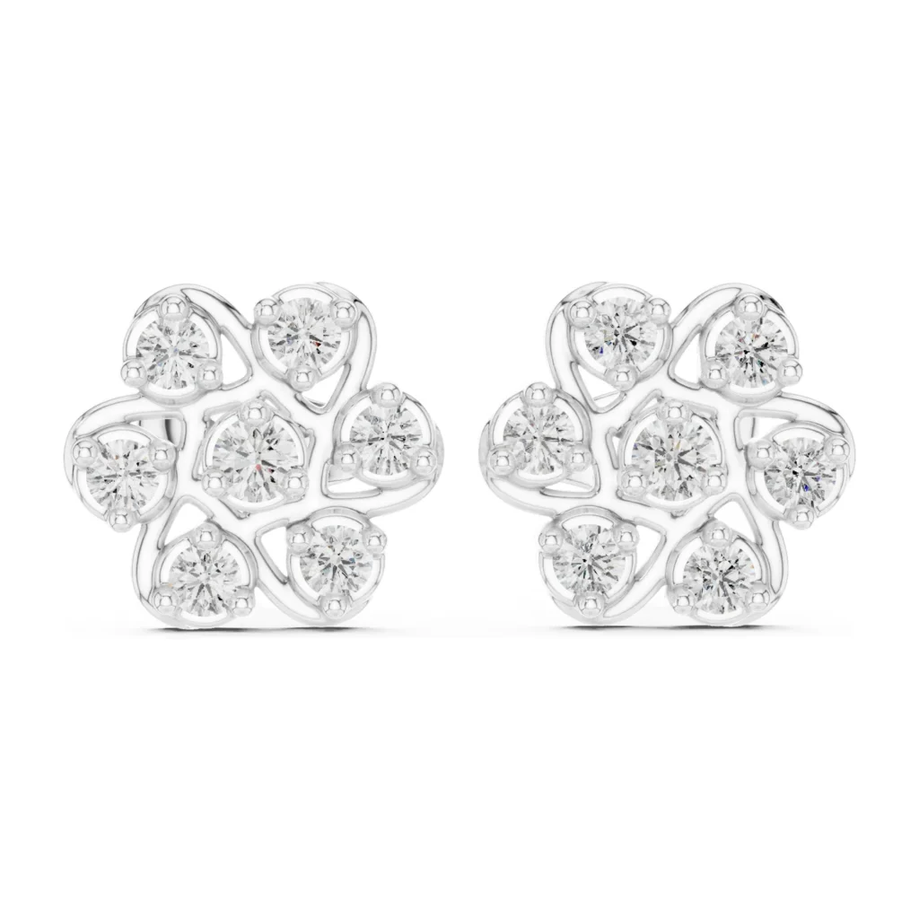 Five-Petal Cluster Studs — photo 8