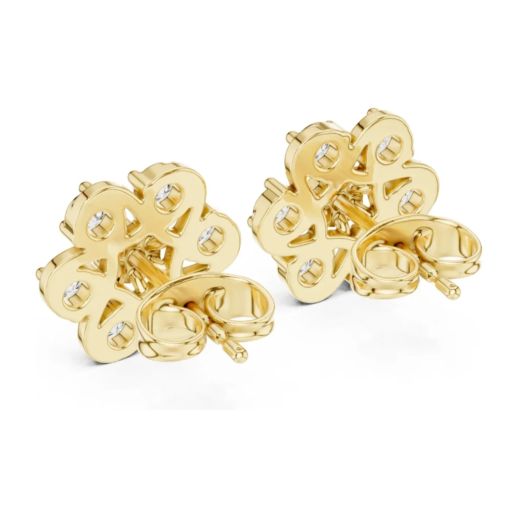 Five-Petal Cluster Studs — photo 3