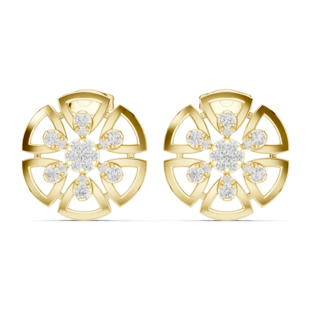 Openwork Disc Studs — photo 4