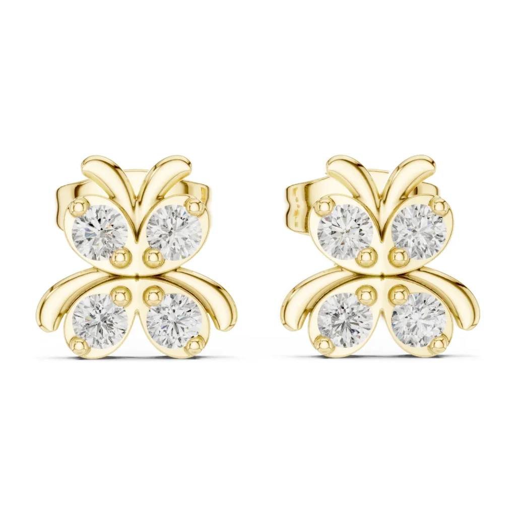 Butterfly Cluster Studs — photo 4