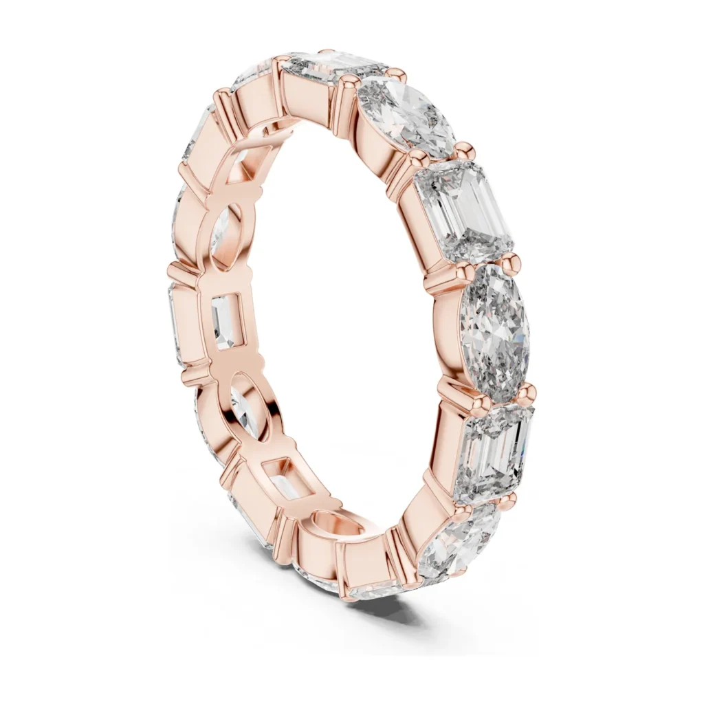 Mixed-Shape Eternity Band — photo 9