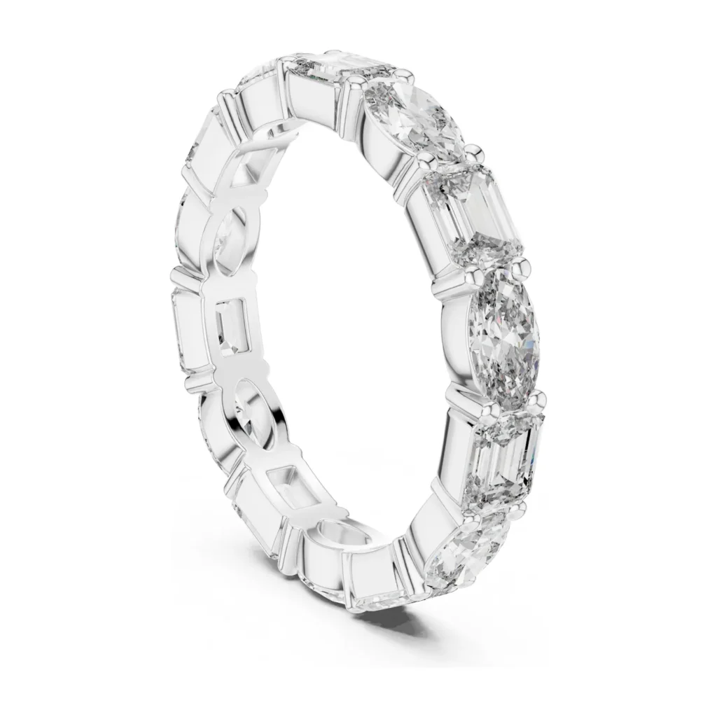 Mixed-Shape Eternity Band — photo 5