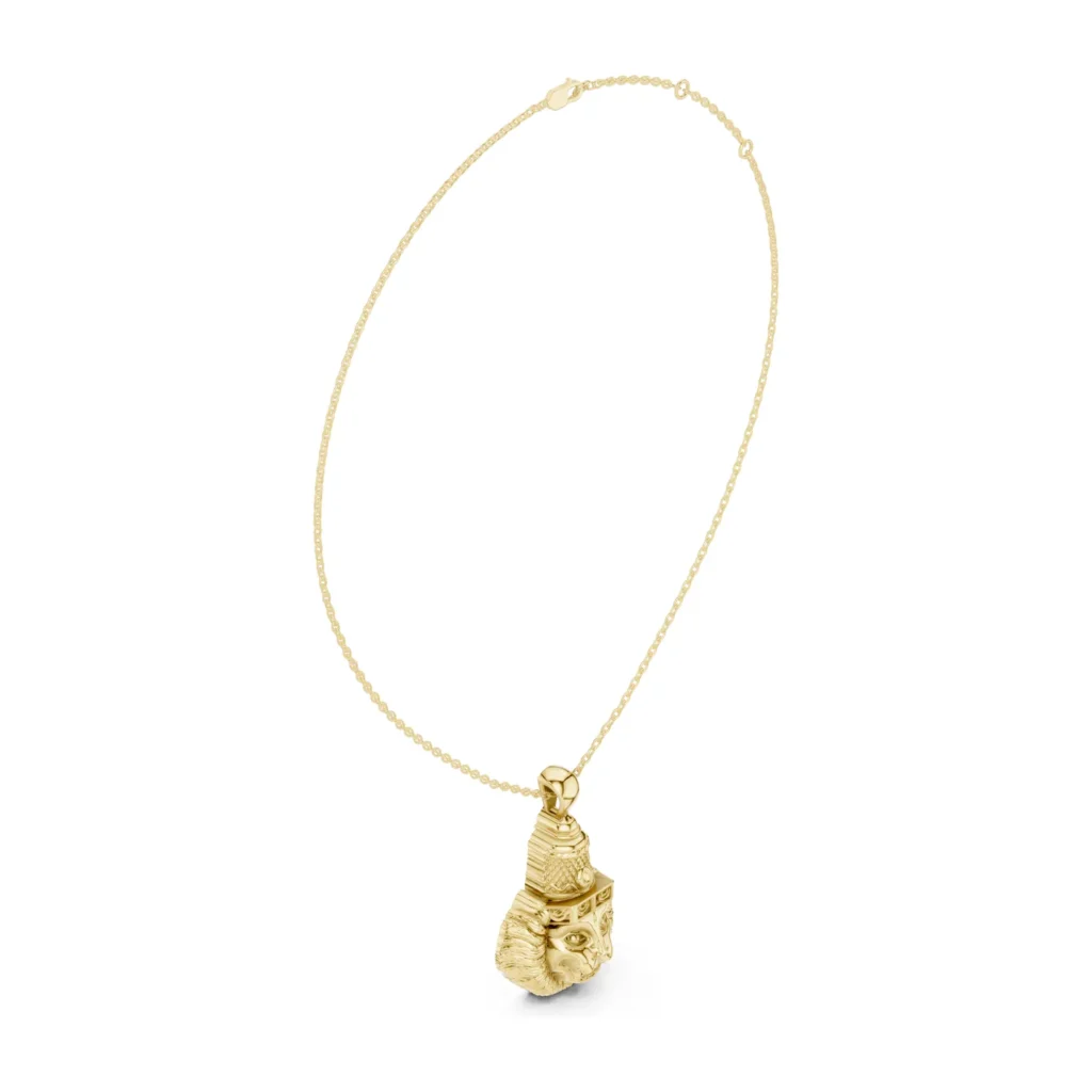 Sculpted Devotional Figure Pendant