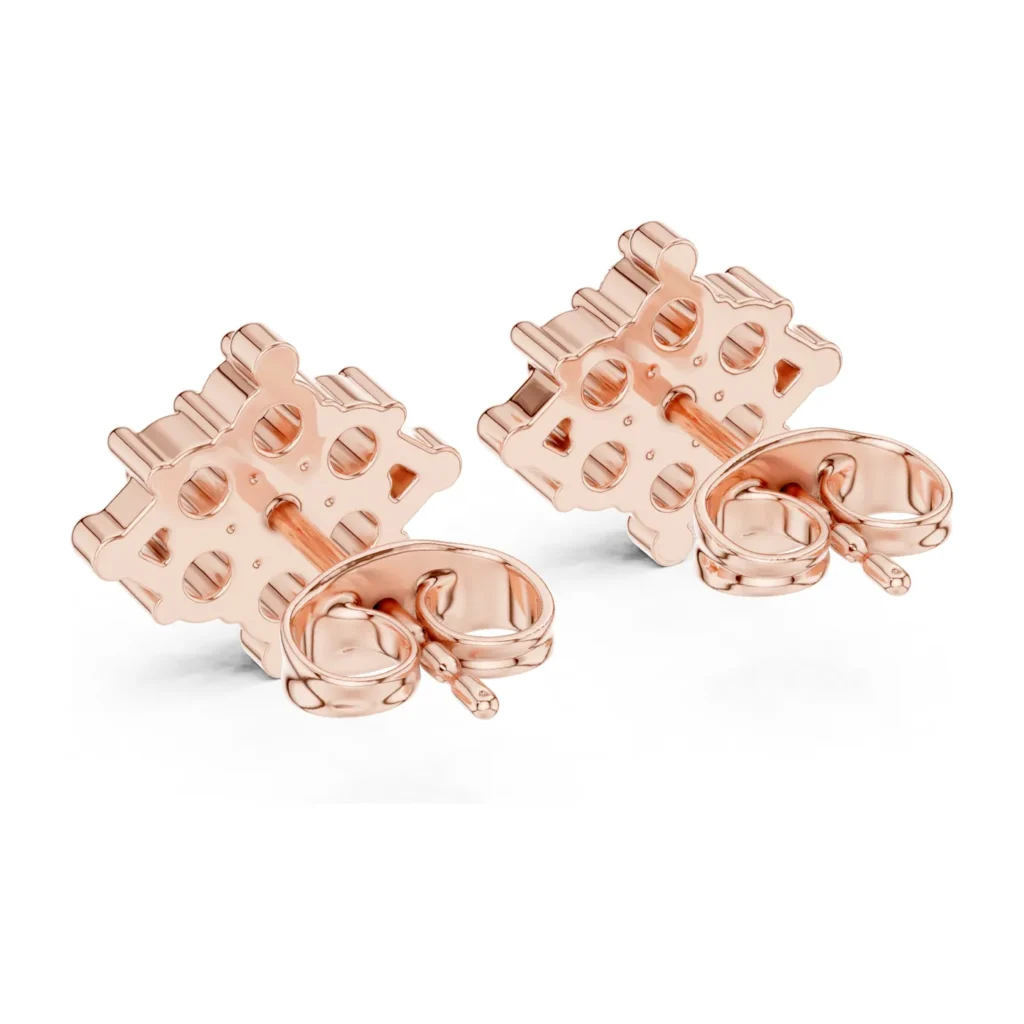 Hexagon Cluster Studs — photo 8