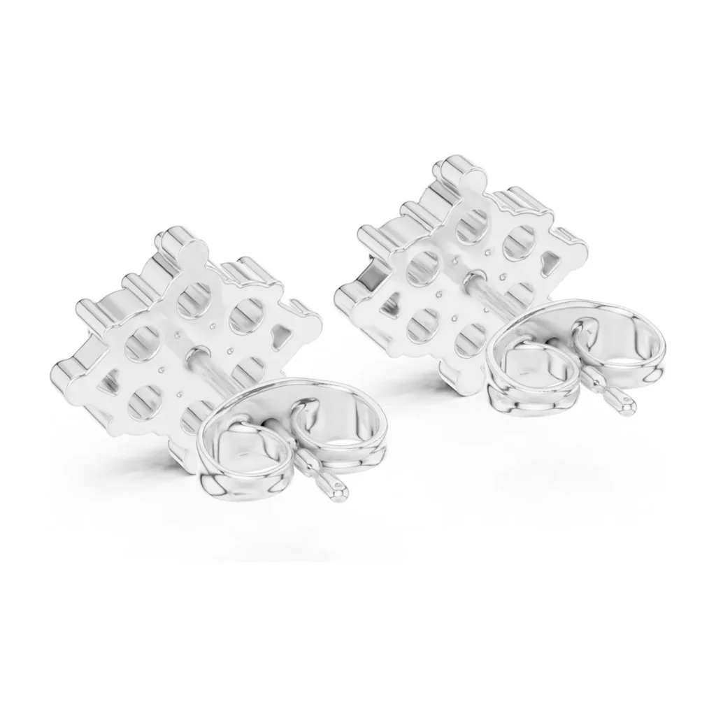 Hexagon Cluster Studs — photo 5