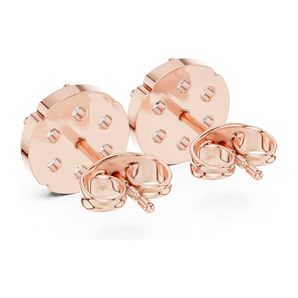 Round Pavé Cluster Studs — photo 11