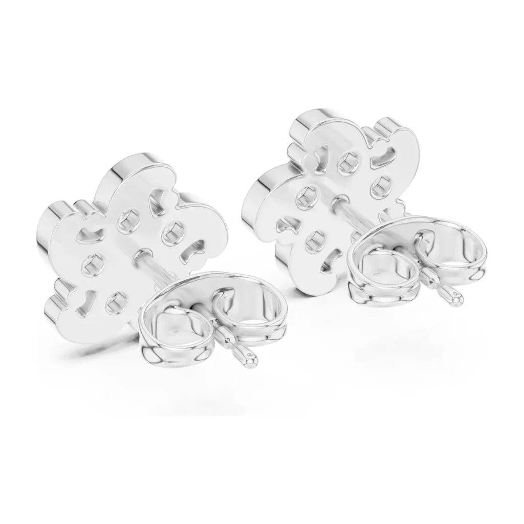 Snowflake Cluster Studs — photo 7