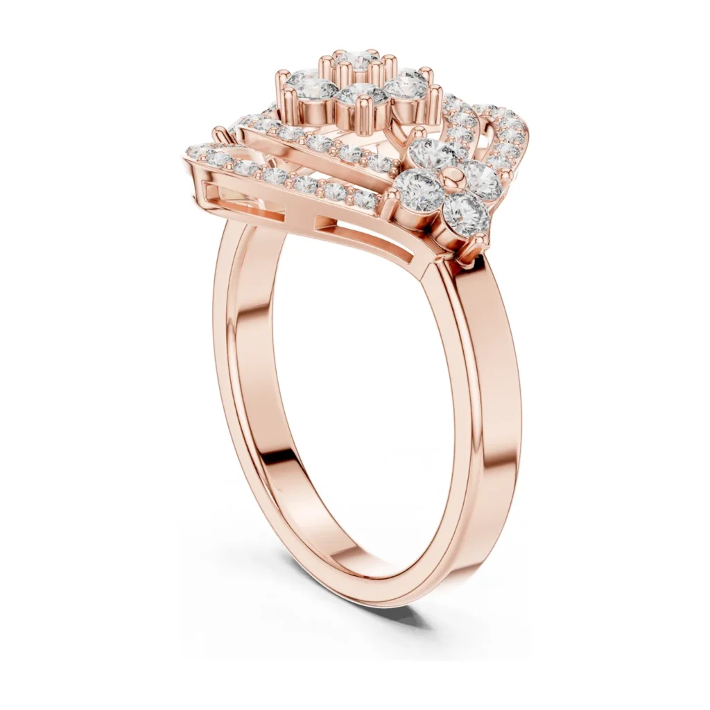Pavé Crown Tiara Ring — photo 9