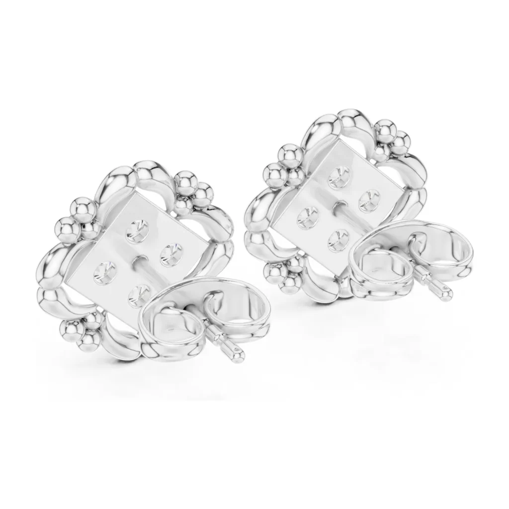 Oval Filigree Studs — photo 5