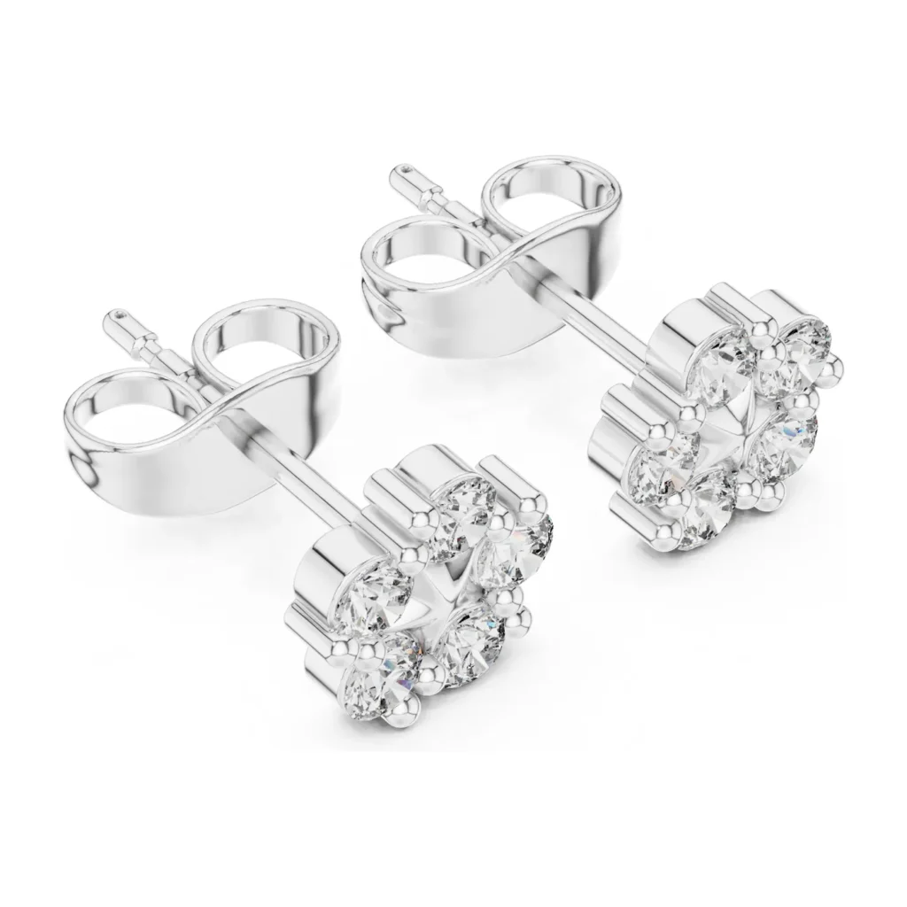 Round Cluster Bloom Studs — photo 4